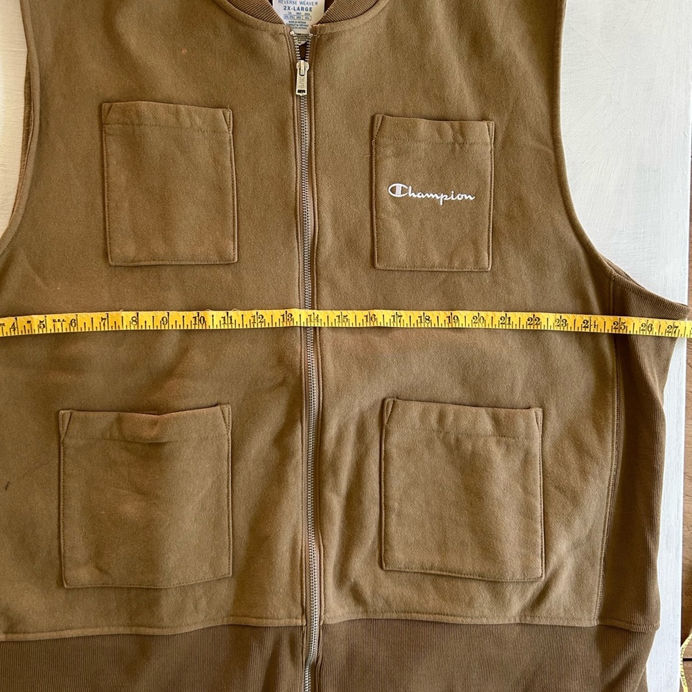 Champion Tan Men's Vest with Pockets